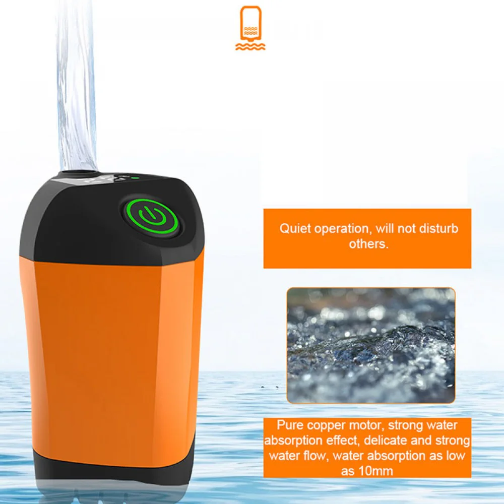 Portable Camping Shower Pump HighCapacity Battery & Temperature